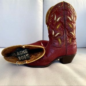 Vintage Acme Leather Boots